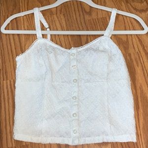 Slightly cropped tank top